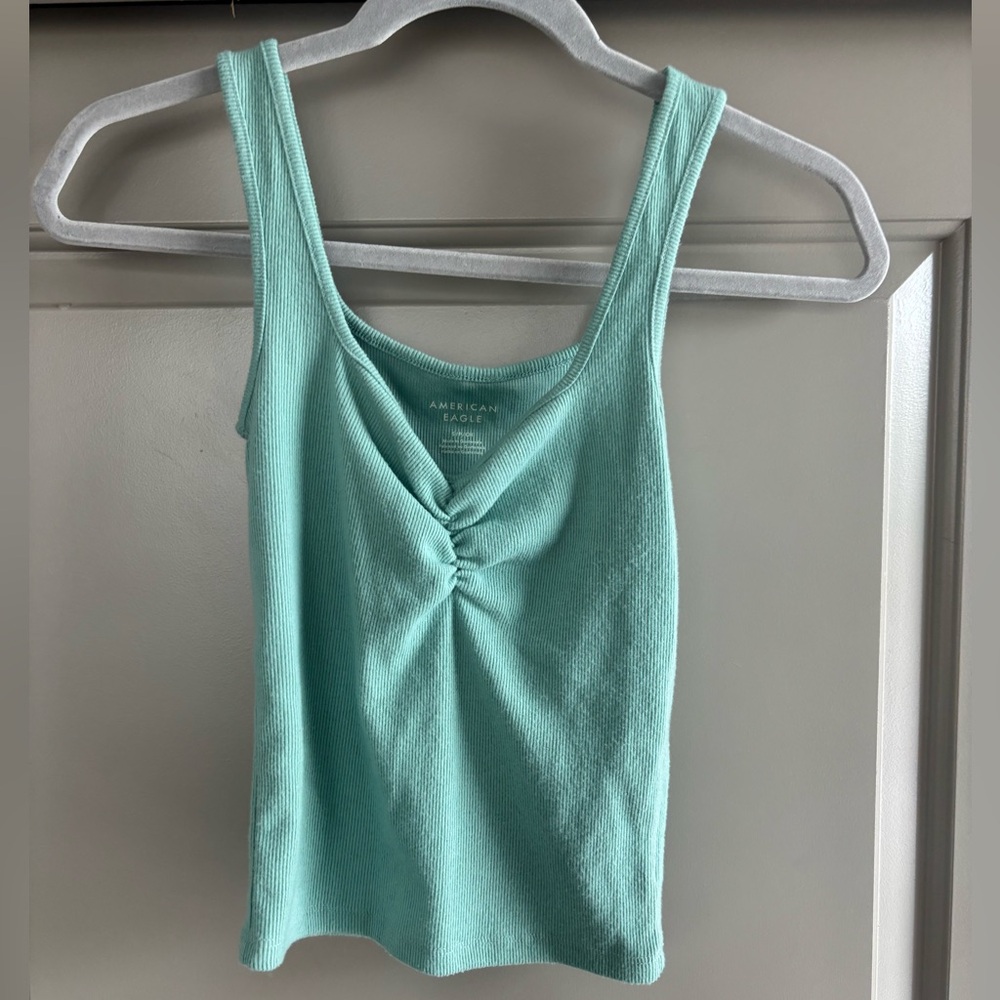 Teal tank top from American Eagle Outfitters with tag